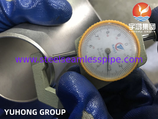 ASTM A815 WP-S UNS S32750 S32760 Elbow 90DEG LR 2'' SCH10S Газовые и нефтяные трубы, воздушный пар Нефтяной газ Вода B16.9