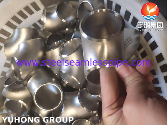 ASTM A815 WP-S UNS S32750 S32760 Elbow 90DEG LR 2'' SCH10S Газовые и нефтяные трубы, воздушный пар Нефтяной газ Вода B16.9