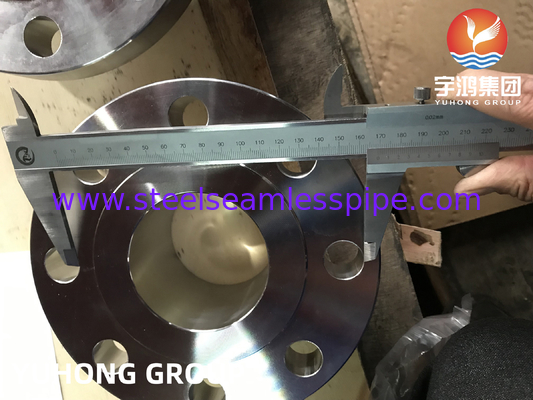 ASTM A182 F51 Двухгранный стальной кованный фланц RF B16.5 для нефти и газа
