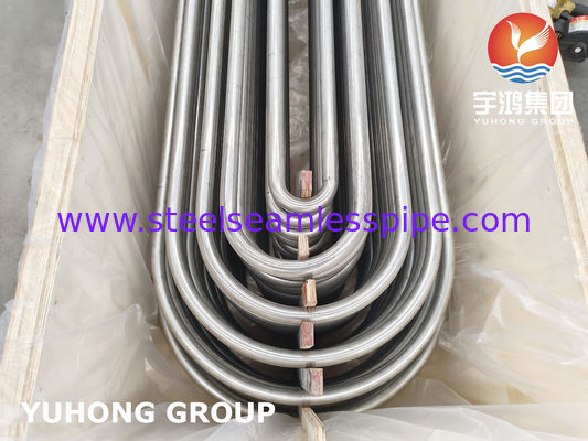 ASTM A213 TP304 Нержавеющая сталь Бесшовный U Bend Tube с яркой отжиженной отделкой и индивидуальным радиусом изгиба