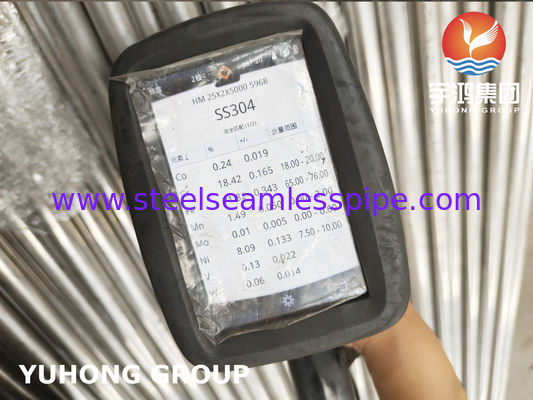 ASTM A213 TP304 Нержавеющая сталь Бесшовный U Bend Tube с яркой отжиженной отделкой и индивидуальным радиусом изгиба