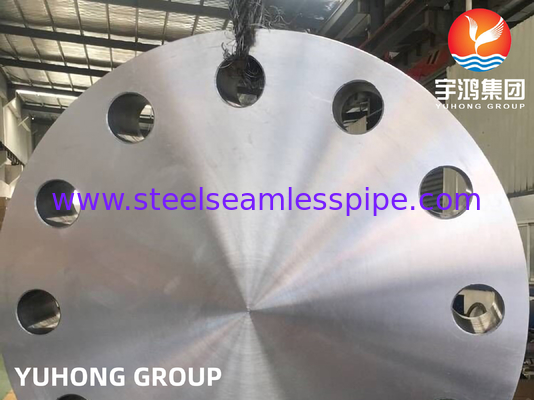 Фланец из кованой легированной стали ASTM A182 F22, глухой, с выпуклым фланцем, B16.5