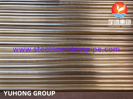 ASTM B111 C44300 Бесшовная миновая трубка для теплообменника