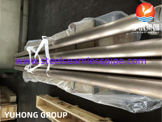 ASTM B466, ASME SB466 C70600 Медная Никельная Бесшовная труба для теплообменника