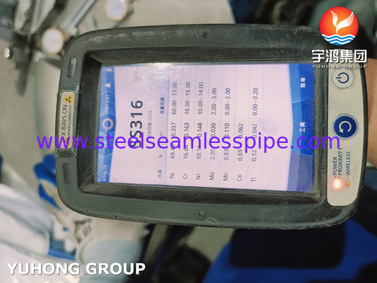 EN10253-4 1.4404 WP316L Фитинги труб из нержавеющей стали для очистных сооружений