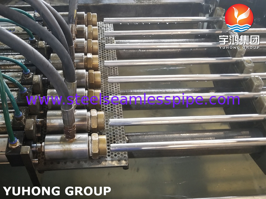 ASTM A249 / ASME SA249 TP304 Сварная трубка из нержавеющей стали, ярко прожектованная, с простым концом