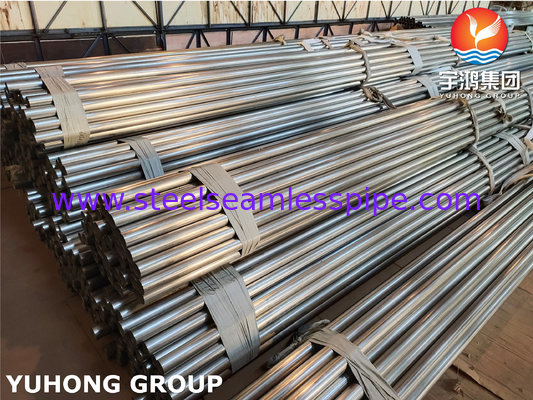ASTM A249 / ASME SA249 TP304 Сварная трубка из нержавеющей стали, ярко прожектованная, с простым концом