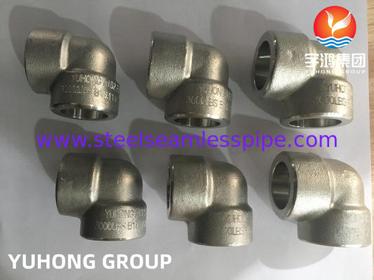 ASTM A182 F304 Нержавеющая сталь кованая 90 DEG.11