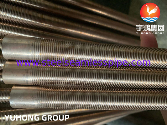 ASTM B111 C70600 Медь Никель Низкопряженная труба O61 Для нефтеохладителя