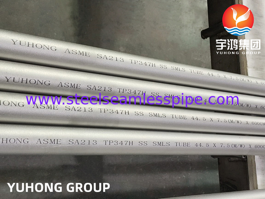 Asme Sa213 Tp347h Бесшовная котельная трубка из нержавеющей стали с одобрением GL