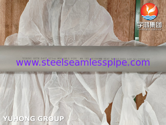 ASTM B407 ASME SB407 UNS N08810 Сплав 800 НИККЕЛЬНЫЙ СЛИВ БЕЗУМНЫЙ ТУБКА ABS ОДОБРЕННЫЙ