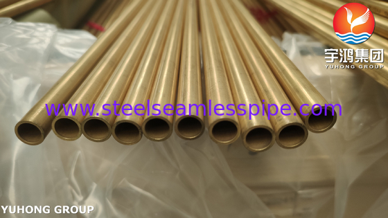 ASME SB111 ASTM B111 C68700 O61 Алюминиевые латунные бесшовные трубы L1M для испарителей