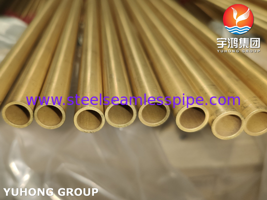 ASME SB111 ASTM B111 C68700 O61 Алюминиевые латунные бесшовные трубы L1M для испарителей