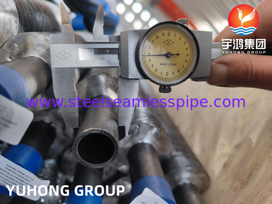 Asme Sa179 Углеродистая сталь Бесшовная трубка с встроенными крыльями Тип для воздухоохладителя
