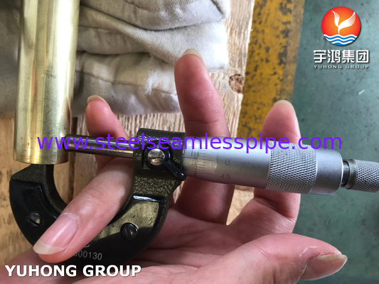 ASME SB111 C44300 Медная сплавная труба O61 холодно завершенная для труб теплообменника