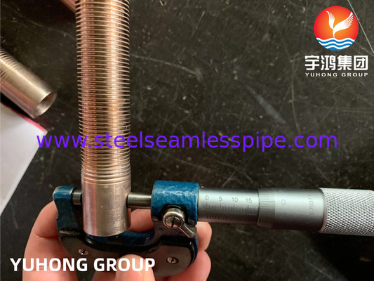 Медно-никелевый сплав с низким оребрением, труба ASME SB111 UNS C70600 CuNi 90/10 для кожухотрубчатого теплообменника