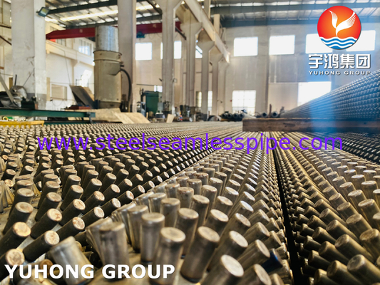 HFW Studded Fin Tube: ASME SA213 TP347H Base Tube с 11% Cr Steel Studs для нагревателя с огневой установкой