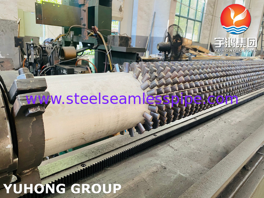 HFW Studded Fin Tube: ASME SA213 TP347H Base Tube с 11% Cr Steel Studs для нагревателя с огневой установкой
