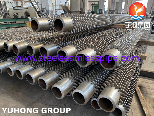 HFW Studded Fin Tube: ASME SA213 TP347H Base Tube с 11% Cr Steel Studs для нагревателя с огневой установкой