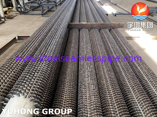 HFW Studded Fin Tube: ASME SA213 TP347H Base Tube с 11% Cr Steel Studs для нагревателя с огневой установкой