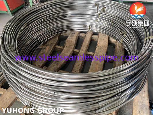 ASTM A269 TP304L TP316L TP316Ti Сварная катушка из нержавеющей стали для кабельной промышленности