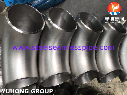 ASTM A815 UNS S31803 Дуплекс 2205 90° LR Локоть ASME B16.9 Фитинги для труб с задней сваркой