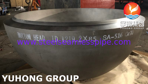 ASTM SA516 Gr.70 Нижняя головка для теплообменников высокого давления