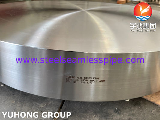 ASME SA965 F304 Диск и SA266 GR.2 Кольцо для Теплообменника