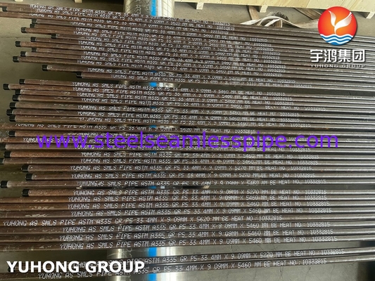 ASTM A335 P5 / X11CrMo5 Сплавная сталь Бесшовная труба Высокое давление котловая труба