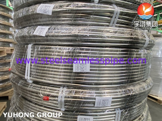 ASTM A269 TP316/316L Нержавеющая сталь теплообменник катушка трубы ярко отжиженный
