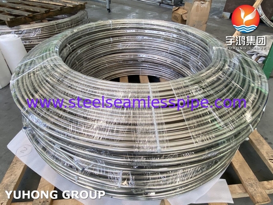 ASTM A269 TP316/316L Нержавеющая сталь теплообменник катушка трубы ярко отжиженный