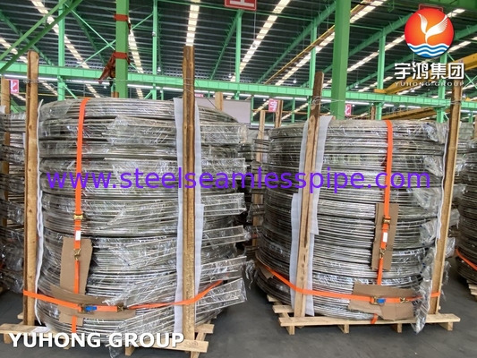 ASTM A269 TP316/316L Нержавеющая сталь теплообменник катушка трубы ярко отжиженный
