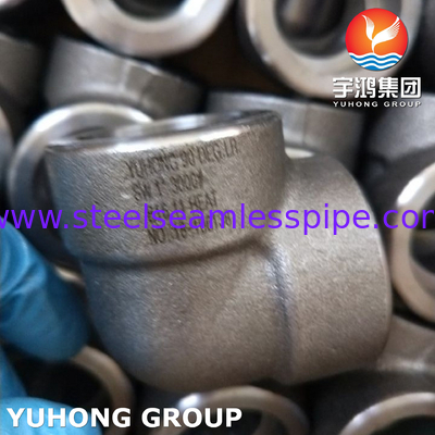 ASTM A105 Фитинги из углеродистой стали Стекловая сварка 90Deg LR Elbows 3000LBS ASME B16.11
