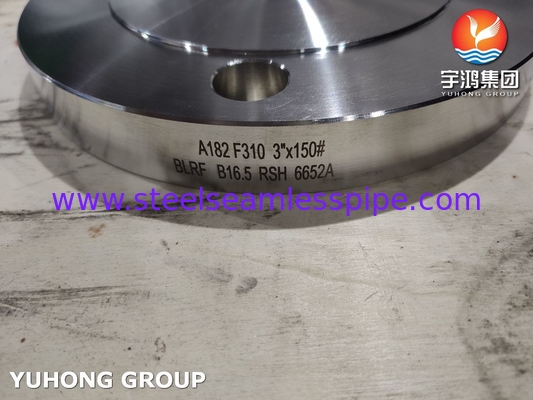 Скрытый фланц из нержавеющей стали ASME B16.5 ASTM A182 F310 BLRF Flanch