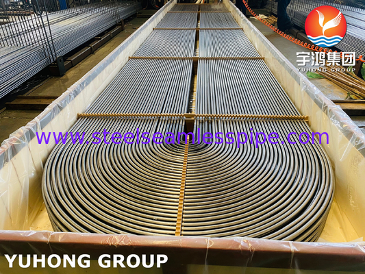 ASME SA213 TP316Ti Нержавеющая сталь U Bend Tube толщина 1,65 мм Min