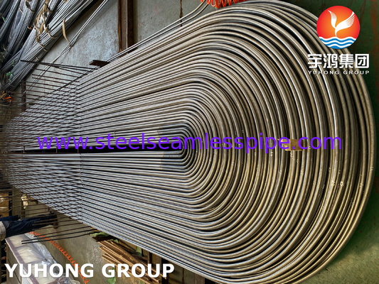 ASME SA213 TP316Ti Нержавеющая сталь U Bend Tube толщина 1,65 мм Min