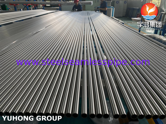 ASTM A249 TP304 1.4301 Светлая сварная трубка из нержавеющей стали для теплообменника