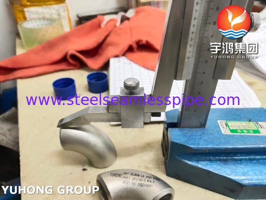 ASTM A403 WP310S-S Нержавеющая сталь с длинным радиусом 90 градусов локоть
