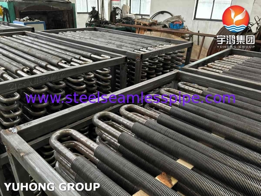 Высокочастотная конвекционная трубка с крыльями HFW теплообменник U Bend Fined Convection Tube