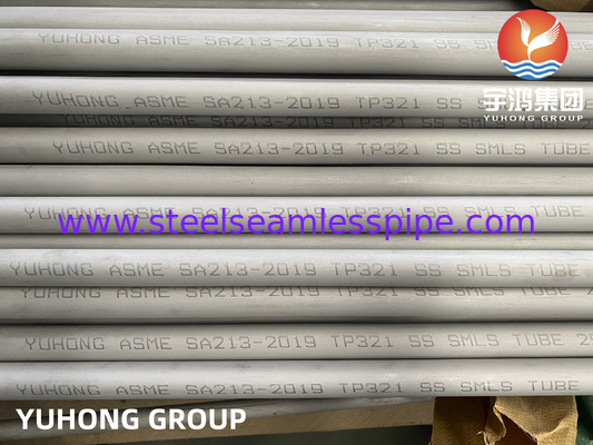 ASTM A213 TP321 Бесшовный теплообменник из нержавеющей стали и сверхнагреватели