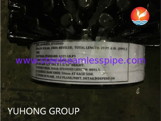 Овальные трубы, пробитые песком, формы HFW ASTM A335 P9 Застегнутые трубы для высокочастотного сварки