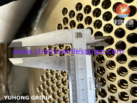 Военно-морская латунь C46400 Tube sheet B171 Cuzn36sn1 Для морского теплообменника