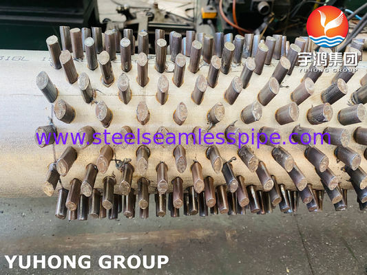 АСТМ A312 TP316L Плитка с пятнами с настраиваемой высотой для коррозионностойких систем теплообмена