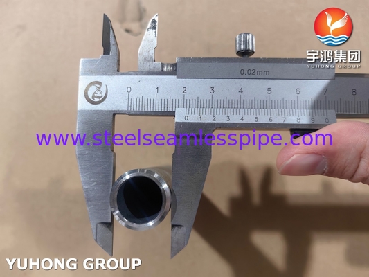 ASME B36.10 Трубопроводный сосок ASTM A790 UNS S31803 Бесшовный двойной стальной сосок