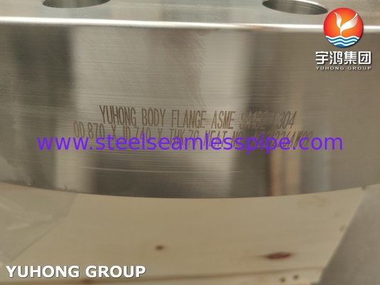 B16.5 ASTM A182 / ASME SA182 F304 Фланц корпуса из нержавеющей стали