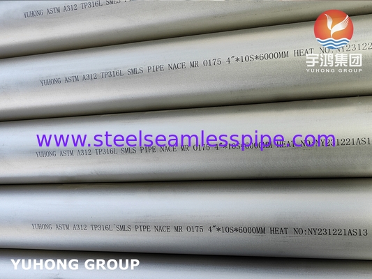 ASTM A312 TP321 / S32100 Бесшовная труба NACE MR0175 / ISO 15156 ОДОБРЕНА