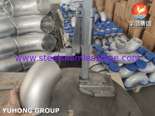 ASTM A403 WP304H труба из нержавеющей стали с застежкой на 90 градусов SR локоть