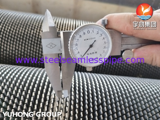ASTM A312 TP304H Нержавеющая сталь HFW Зернистые трубы с перепонками