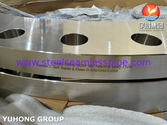 ASTM A240 F904L AWWA C207 Таблица 2 Стальной кольцевой фланц класса D для водопроводной системы