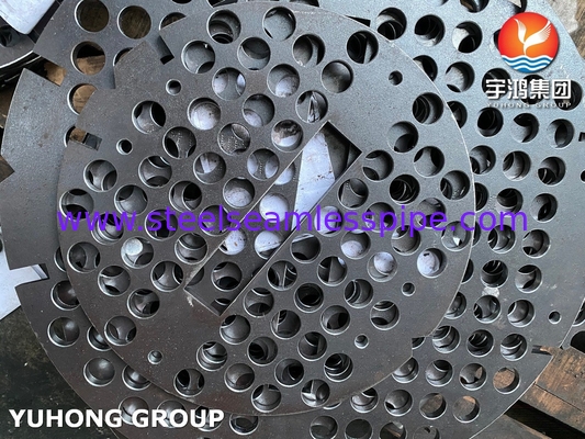 Баффл теплообменника, опорная пластина, ASME SA516 GR.70, NACE MR- 0175, MR-0103
